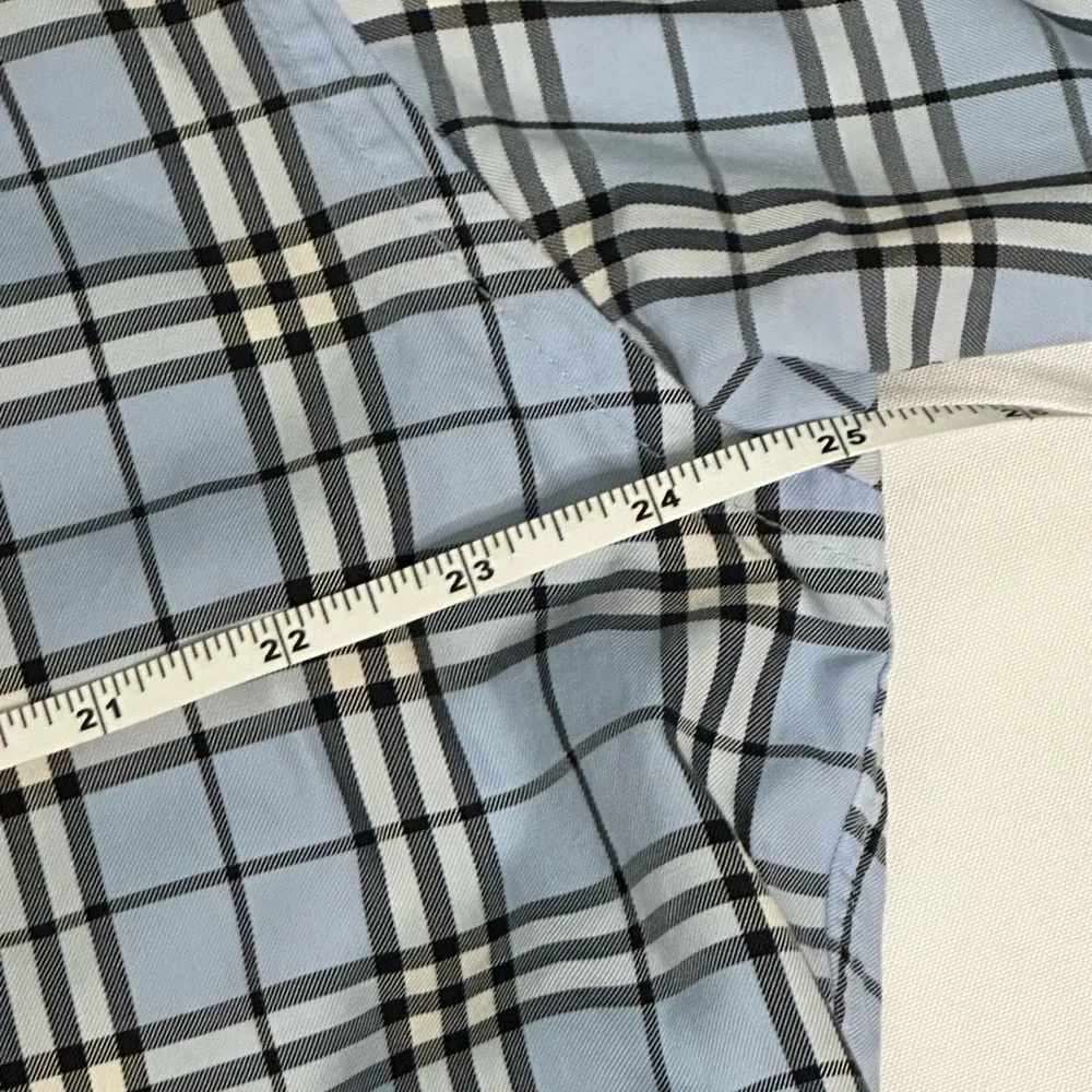 Mens Burberry Plaid Button Up - Picture 9 of 13